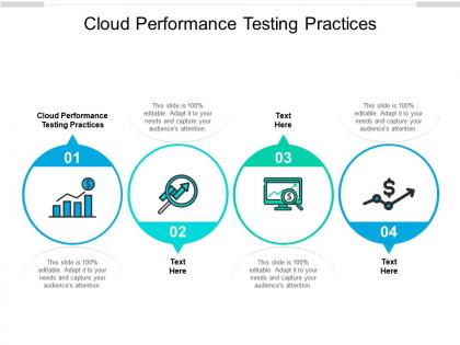 Cloud performance testing practices ppt powerpoint presentation model show cpb