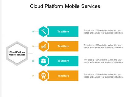 Cloud platform mobile services ppt powerpoint presentation infographic template visuals cpb