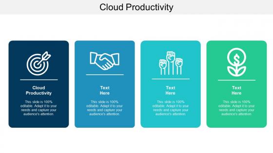Cloud productivity ppt powerpoint presentation slides gallery cpb