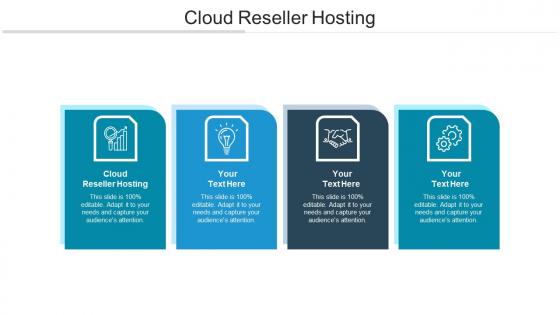 Cloud reseller hosting ppt powerpoint presentation infographic template brochure cpb