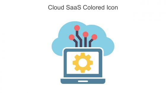Cloud Saas Colored Icon In Powerpoint Pptx Png And Editable Eps Format