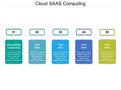 Cloud saas computing ppt powerpoint presentation summary model cpb