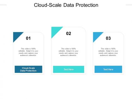 Cloud scale data protection ppt powerpoint presentation infographics download cpb