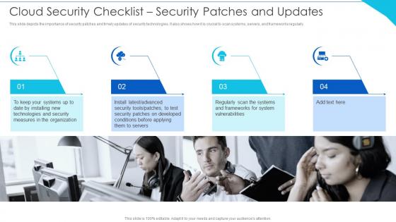 Cloud Security Checklist Security Patches And Updates Cloud Information Security