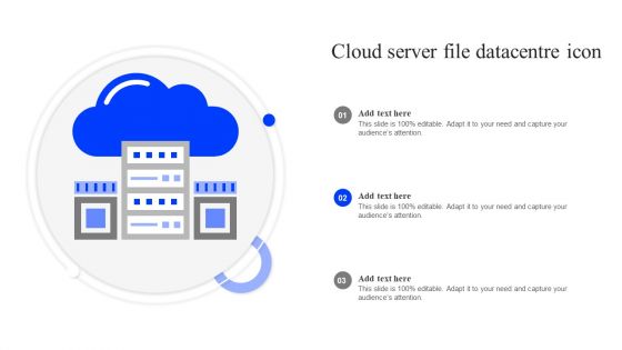 Cloud Server File Datacentre Icon