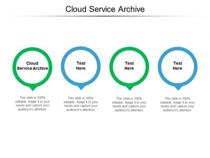 Cloud service archive ppt powerpoint presentation good cpb