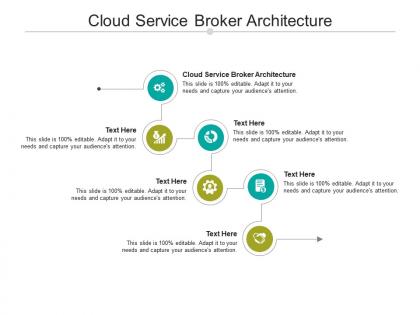 Cloud service broker architecture ppt powerpoint presentation infographics gridlines cpb
