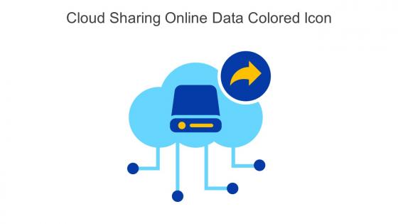 Cloud Sharing Online Data Colored Icon In Powerpoint Pptx Png And Editable Eps Format