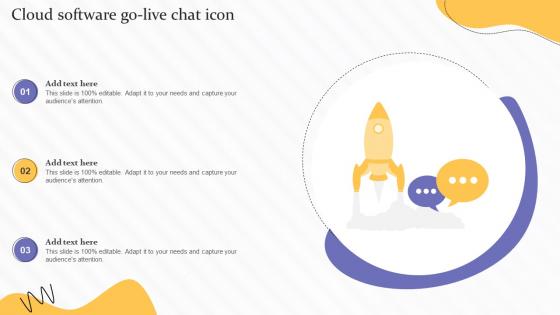 Cloud Software Go Live Chat Icon