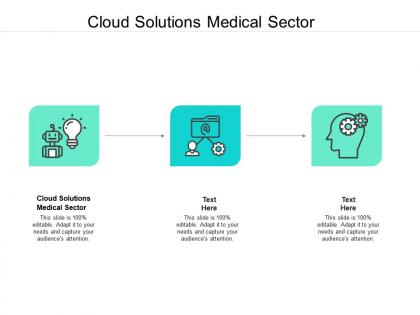 Cloud solutions medical sector ppt powerpoint presentation infographic template templates cpb
