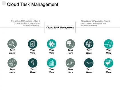 Cloud task management ppt powerpoint presentation pictures templates cpb