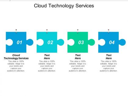 Cloud technology services ppt powerpoint presentation gallery brochure cpb