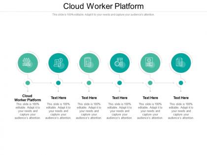 Cloud worker platform ppt powerpoint presentation portfolio gridlines cpb