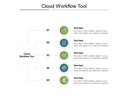 Cloud workflow tool ppt powerpoint presentation file topics cpb
