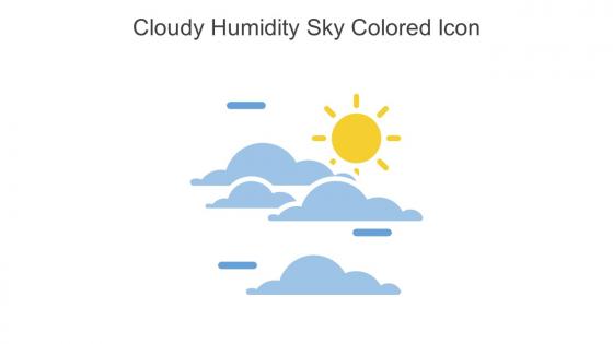 Cloudy Humidity Sky Colored Icon In Powerpoint Pptx Png And Editable Eps Format