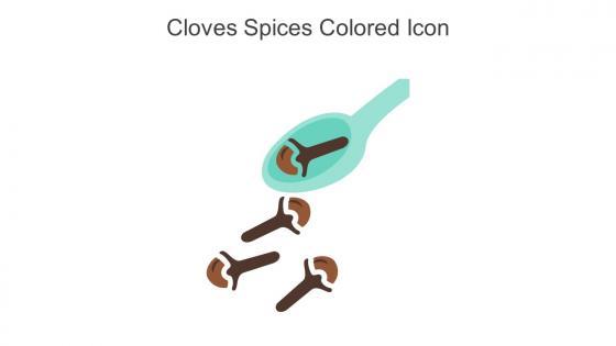 Cloves Spices Colored Icon In Powerpoint Pptx Png And Editable Eps Format