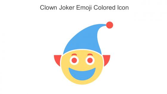 Clown Joker Emoji Colored Icon In Powerpoint Pptx Png And Editable Eps Format