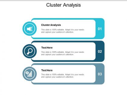 Cluster analysis ppt powerpoint presentation file mockup cpb