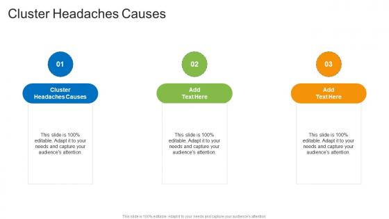 Cluster Headaches Causes In Powerpoint And Google Slides Cpb