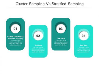 Cluster sampling vs stratified sampling ppt powerpoint presentation layouts structure cpb
