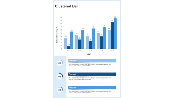 Clustered Bar Consulting Proposal One Pager Sample Example Document