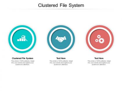 Clustered file system ppt powerpoint presentation model show cpb