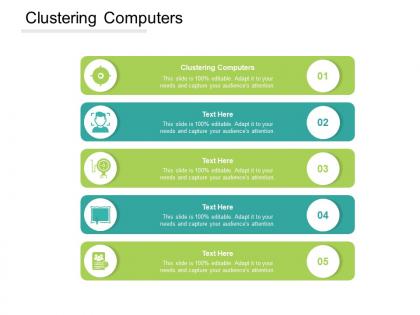 Clustering computers ppt powerpoint presentation portfolio background cpb