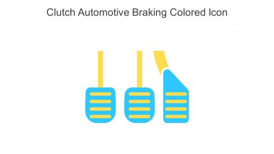 Clutch Automotive Braking Colored Icon In Powerpoint Pptx Png And Editable Eps Format