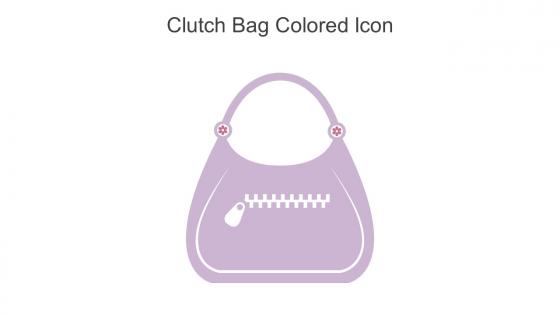 Clutch Bag Colored Icon In Powerpoint Pptx Png And Editable Eps Format
