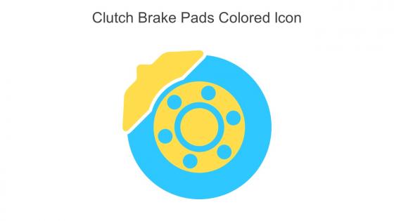 Clutch Brake Pads Colored Icon In Powerpoint Pptx Png And Editable Eps Format
