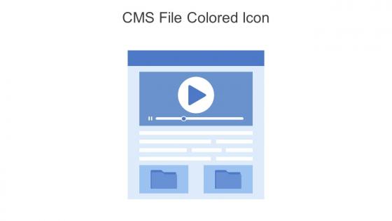 CMS File Colored Icon In Powerpoint Pptx Png And Editable Eps Format