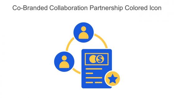 Co Branded Collaboration Partnership Colored Icon In Powerpoint Pptx Png And Editable Eps Format