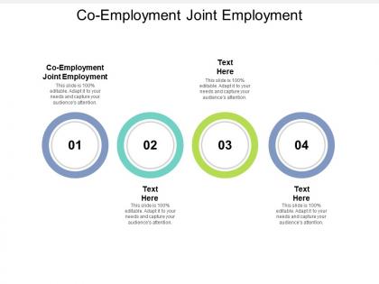 Co employment joint employment ppt powerpoint presentation show display cpb