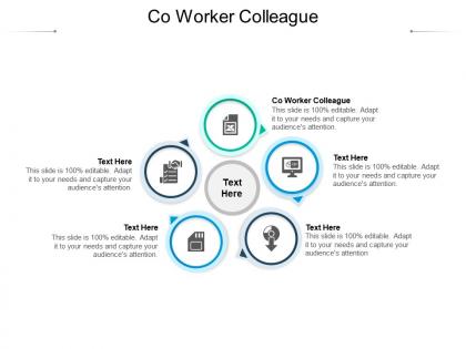 Co worker colleague ppt powerpoint presentation ideas graphics design cpb