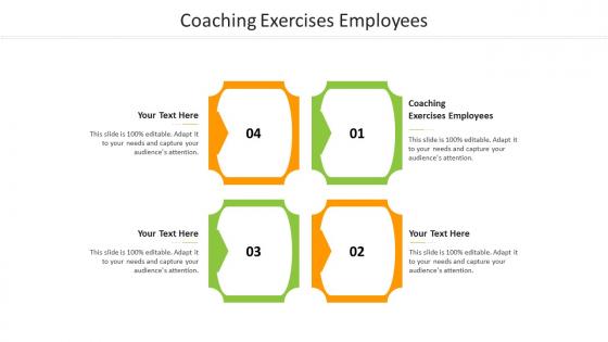 Coaching exercises employees ppt powerpoint presentation styles graphics cpb