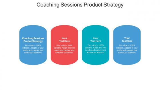 Coaching sessions product strategy ppt powerpoint presentation ideas topics cpb
