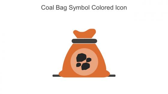 Coal Bag Symbol Colored Icon In Powerpoint Pptx Png And Editable Eps Format
