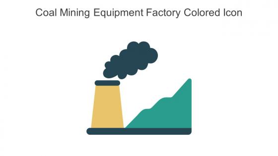 Coal Mining Equipment Factory Colored Icon In Powerpoint Pptx Png And Editable Eps Format