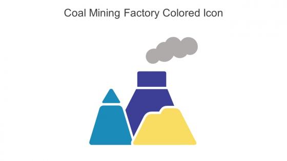 Coal Mining Factory Colored Icon In Powerpoint Pptx Png And Editable Eps Format
