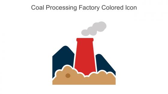 Coal Processing Factory Colored Icon In Powerpoint Pptx Png And Editable Eps Format