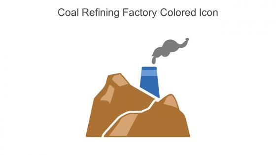 Coal Refining Factory Colored Icon In Powerpoint Pptx Png And Editable Eps Format