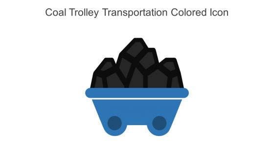 Coal Trolley Transportation Colored Icon In Powerpoint Pptx Png And Editable Eps Format