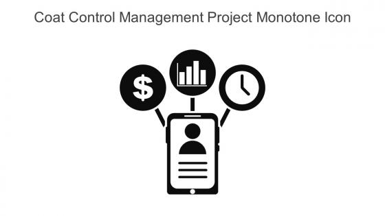 Coat Control Management Project Monotone Icon In Powerpoint Pptx Png And Editable Eps Format