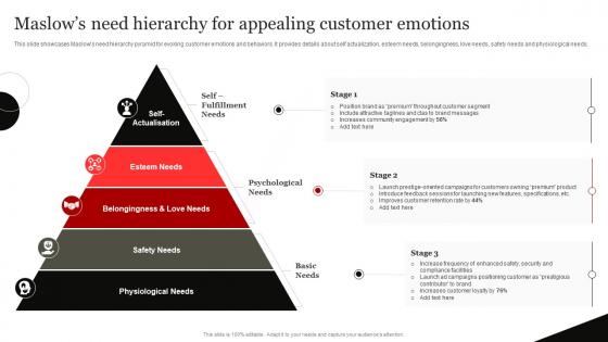 Coca Cola Emotional Advertising Maslows Need Hierarchy For Appealing Customer Emotions