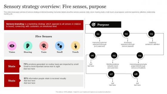 Coca Cola Emotional Advertising Sensory Strategy Overview Five Senses Purpose