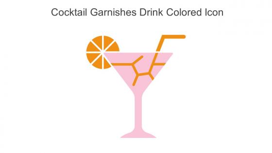 Cocktail Garnishes Drink Colored Icon In Powerpoint Pptx Png And Editable Eps Format