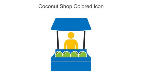 Coconut Shop Colored Icon In Powerpoint Pptx Png And Editable Eps Format