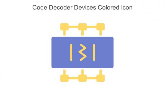 Code Decoder Devices Colored Icon In Powerpoint Pptx Png And Editable Eps Format