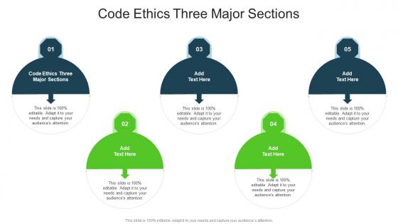 Code Ethics Three Major Sections In Powerpoint And Google Slides Cpb