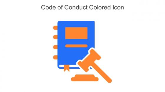Code Of Conduct Colored Icon In Powerpoint Pptx Png And Editable Eps Format